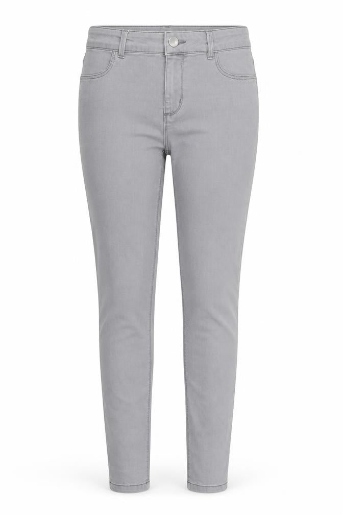 Oasis Womens Grey Cotton Skinny Jeans Size 12 L26 in Regular