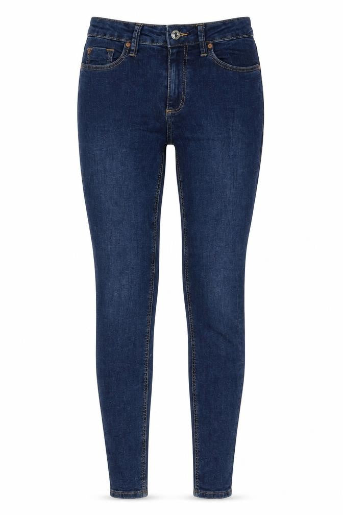 Mango Womens Blue Cotton Skinny Jeans Size 34 L29 in Regular