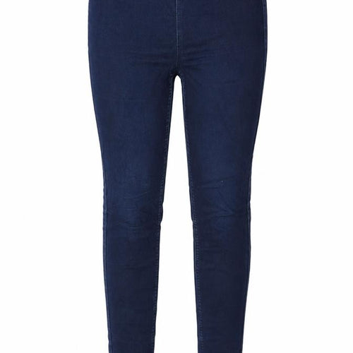 Pieces Womens Blue Cotton Skinny Jeans Size S L30 in Regular Button