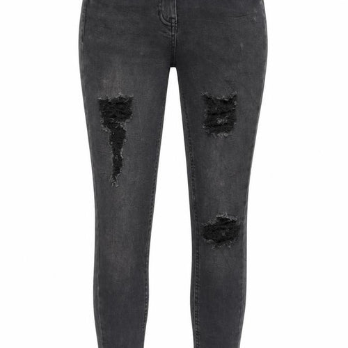 PARISIAN SIGNATURE Womens Black Cotton Skinny Jeans Size 6 L27 in Regular Button