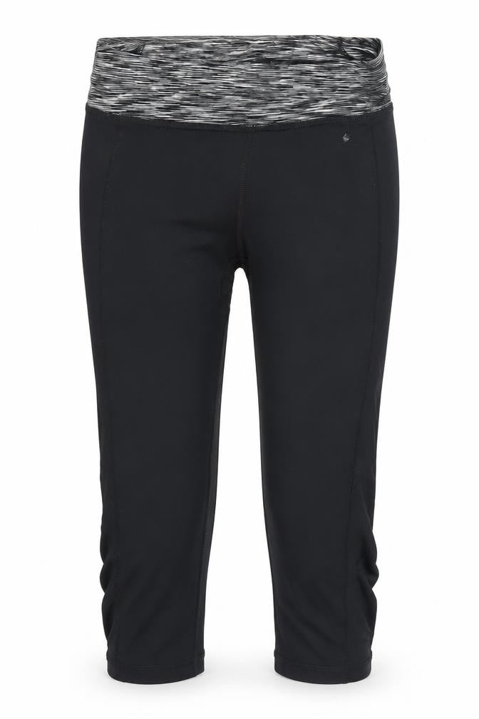 F&F Womens Black Polyester Jogger Leggings Size 6 L20 in