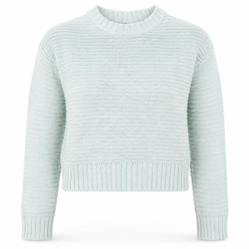 Divided by H&M Womens Green Boat Neck Cotton Pullover Jumper Size S