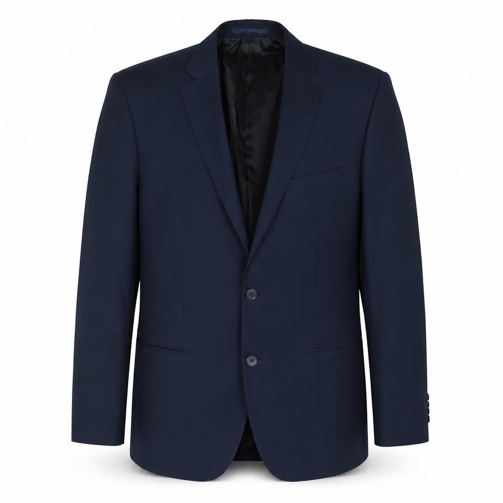 Tailor & Cutter Mens Blue Polyester Jacket Suit Jacket Size 40