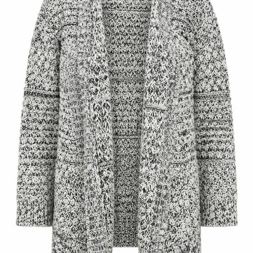 Papaya Womens Multicoloured Roll Neck Acrylic Cardigan Jumper Size S