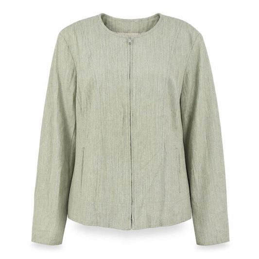 Front view of Bianca women’s beige jacket, size UK 12