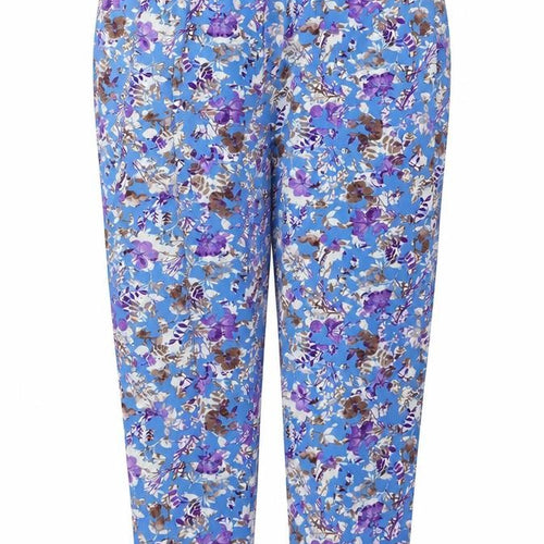 Anthony Studio Womens Multicoloured Floral Polyester Jegging Trousers Size XL L27 in Regular
