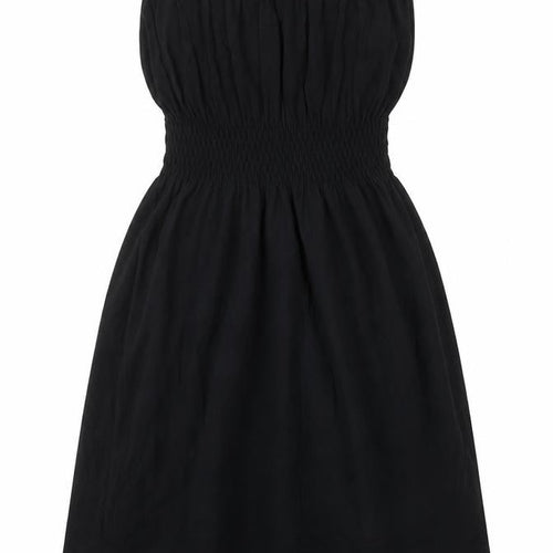 Ocean Club Womens Black Modal A-Line Size S Off the Shoulder
