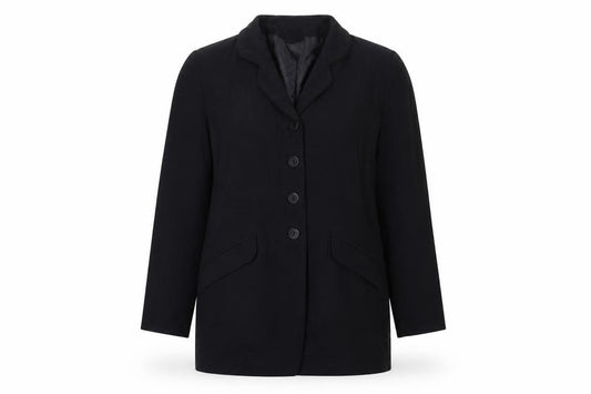 Front view of Principles women’s blue polyester jacket suit jacket, size UK 10