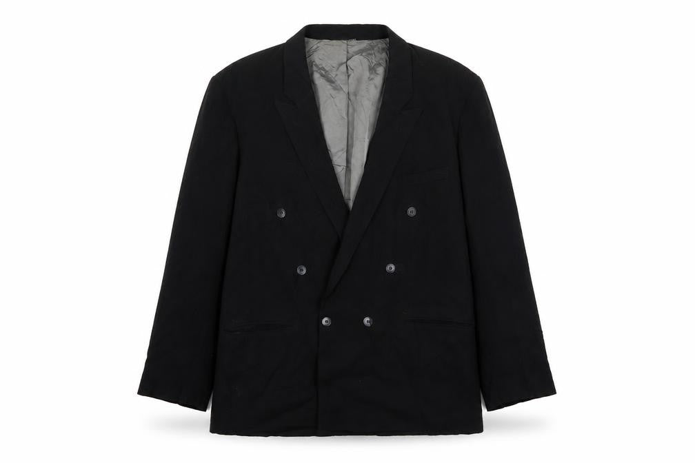 Front view of Wilson women’s black polyester jacket suit jacket, size L