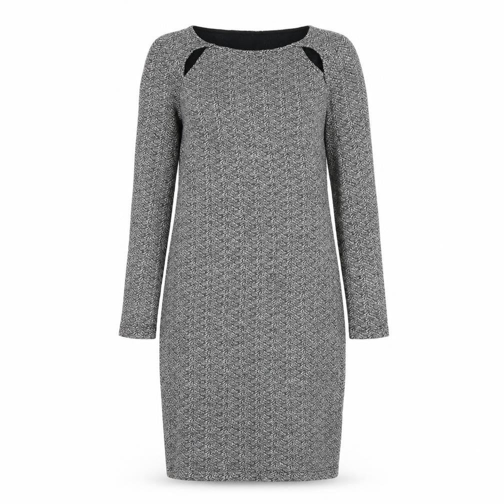 Marks and Spencer Womens White Cotton Pencil Dress Size 10 Square Neck Pullover