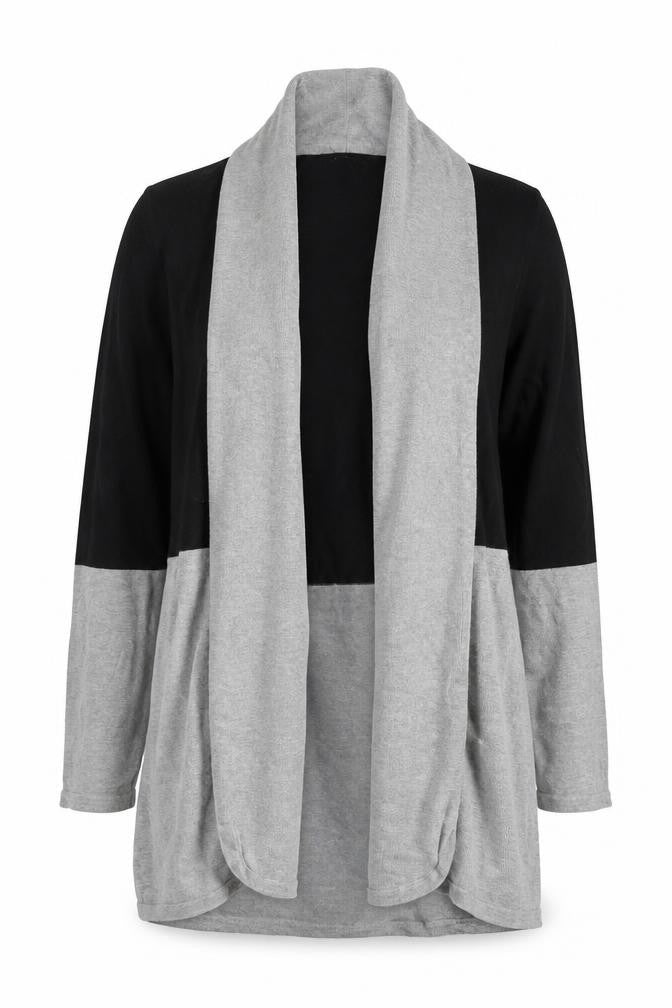 Preworn Womens Grey V-Neck Rayon Cardigan Jumper Size M