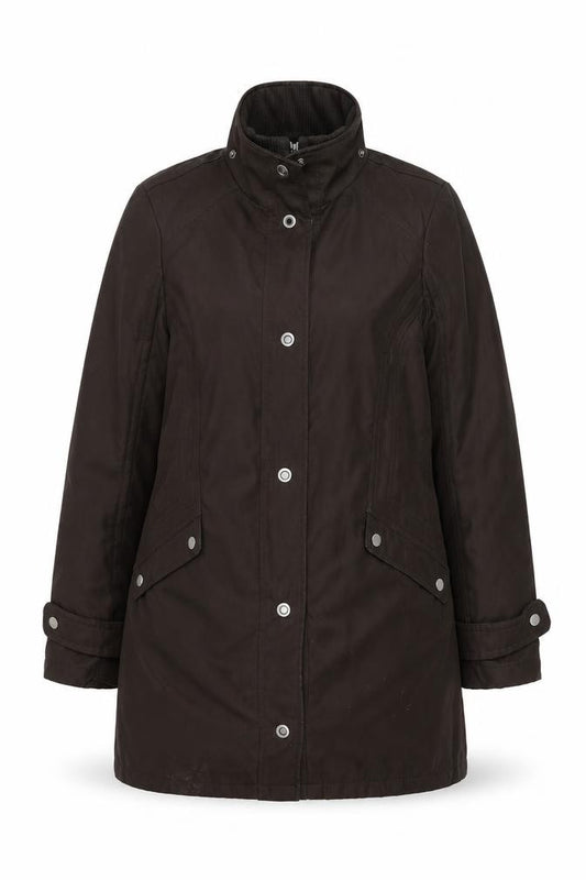 Front view of Principles women’s beige jacket, size UK 12
