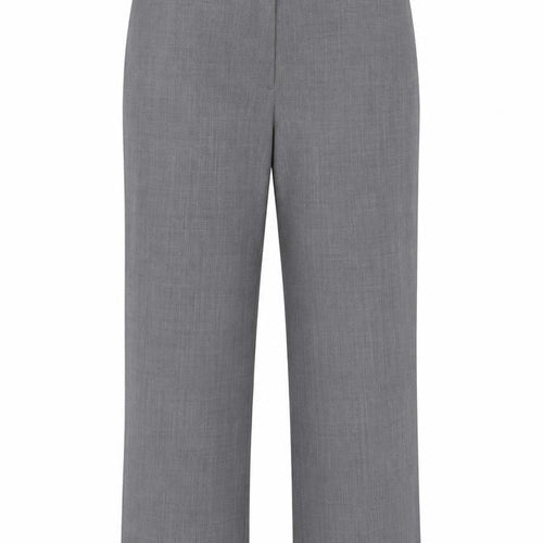 GARDEUR Womens Grey Polyester Trousers Size 30 in L25 in Regular Zip