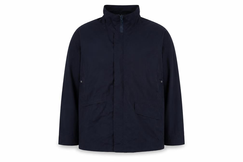 Espace Mens Blue Rain Coat Coat Size M
