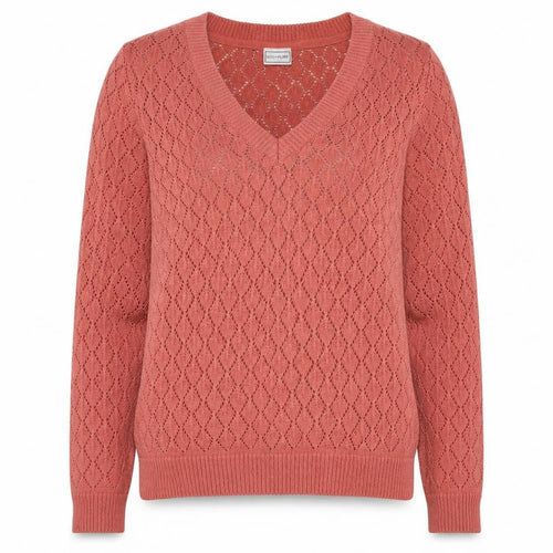 Body Flirt Womens Pink Acrylic Pullover Sweatshirt Size S