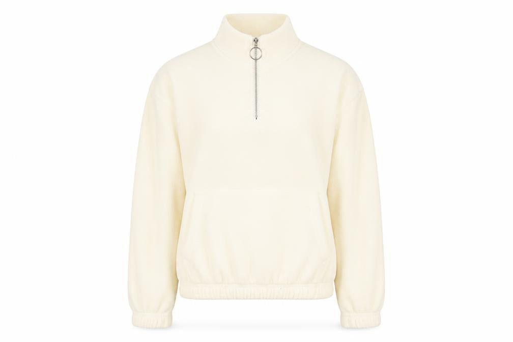 New Look Womens Ivory Jacket Size 6 Zip