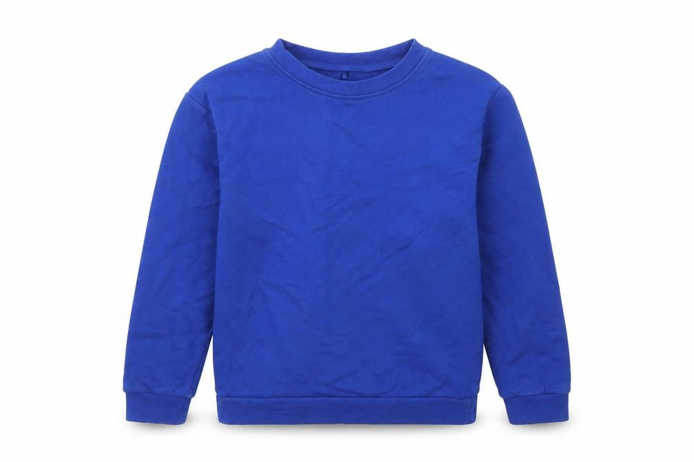 George Boys Blue Cotton Pullover Sweatshirt Size 5-6 Years