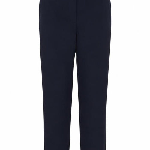 Gallery Womens Blue Viscose Carrot Trousers Size 12 L27 in Regular