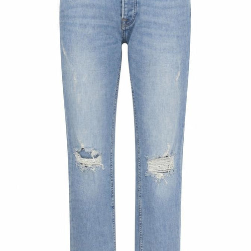 Primark Womens Blue Cotton Straight Jeans Size 34 in L37 in Regular