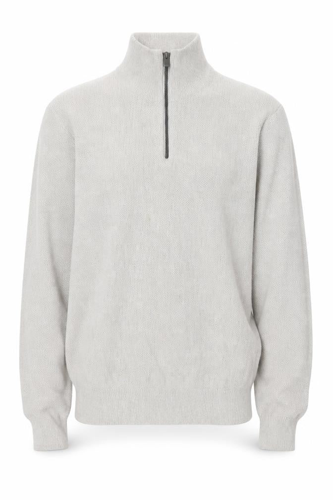 Front view of George men’s grey cotton pullover sweatshirt, size S
