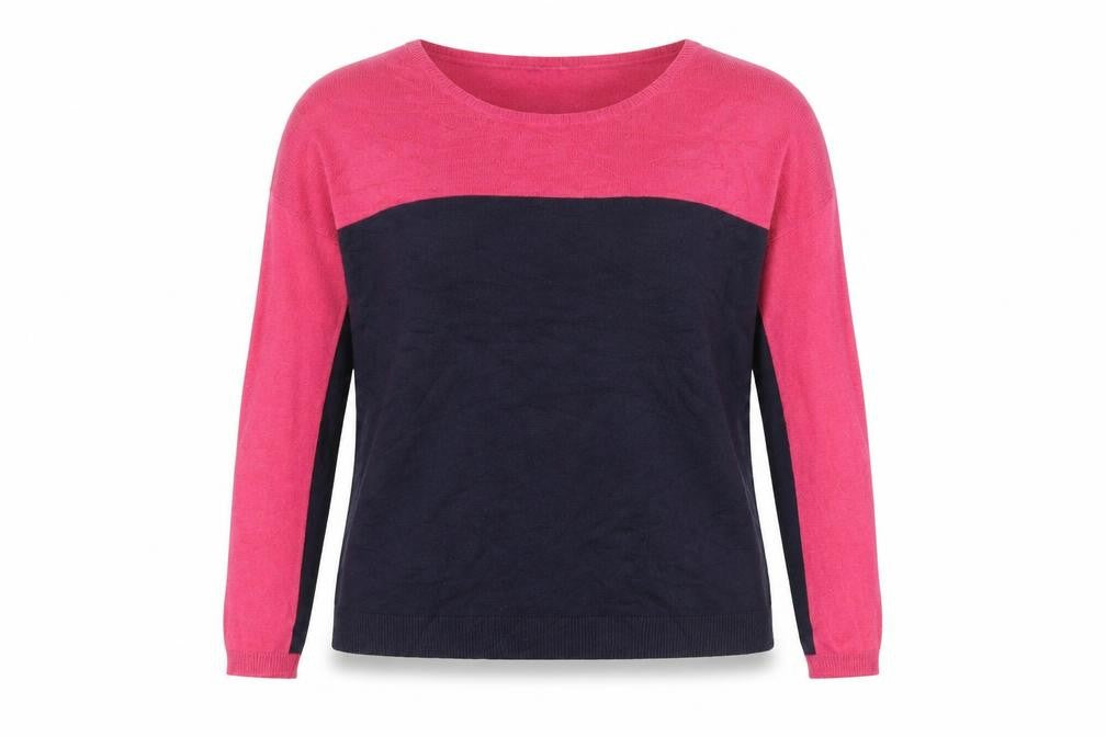 Dorothy Perkins Womens Multicoloured Round Neck Viscose Pullover Jumper Size S