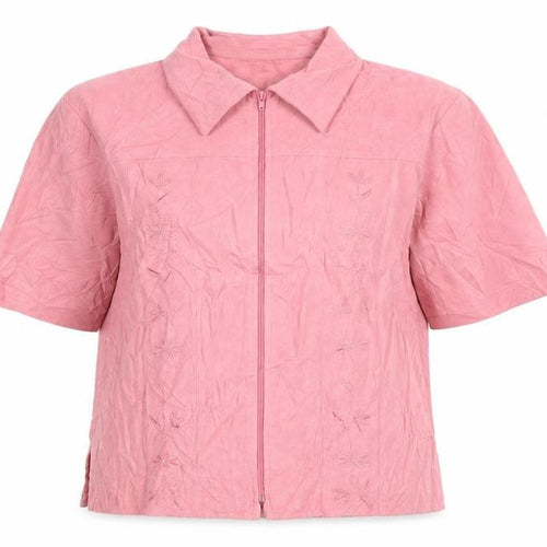 East Line Womens Pink Floral Jacket Size M