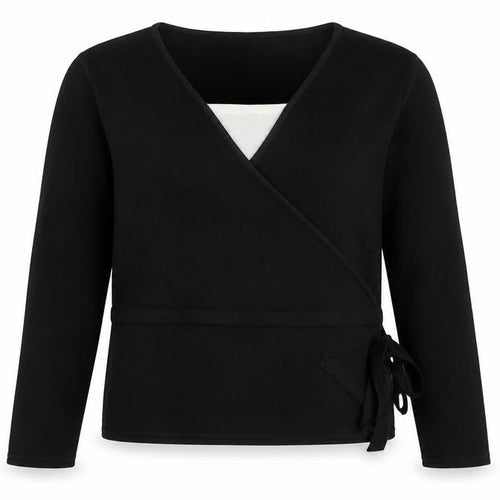 Ellie Louise Womens Black V-Neck Acrylic Pullover Jumper Size L