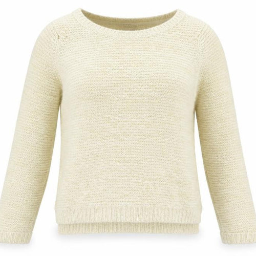 Love Kitwear Womens Beige Round Neck Acrylic Pullover Jumper Size 10