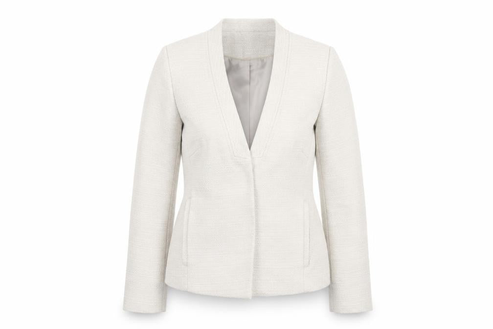 bonmarch Womens Beige Jacket Size 10