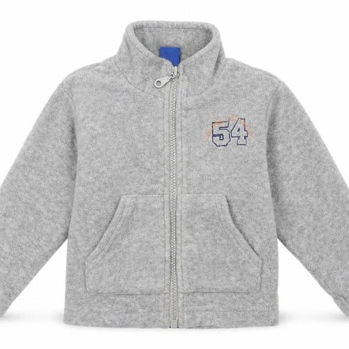 Jac Jnr Baby Grey Polyester Full Zip Jumper Size 12-18 Months Zip