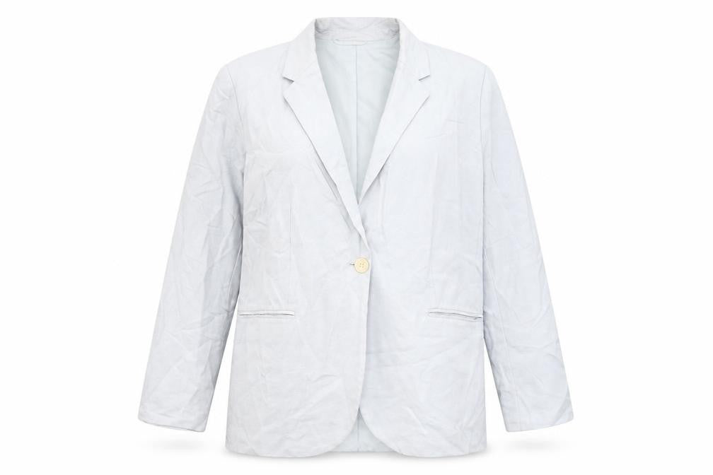 H&M Womens Blue Jacket Blazer Size L