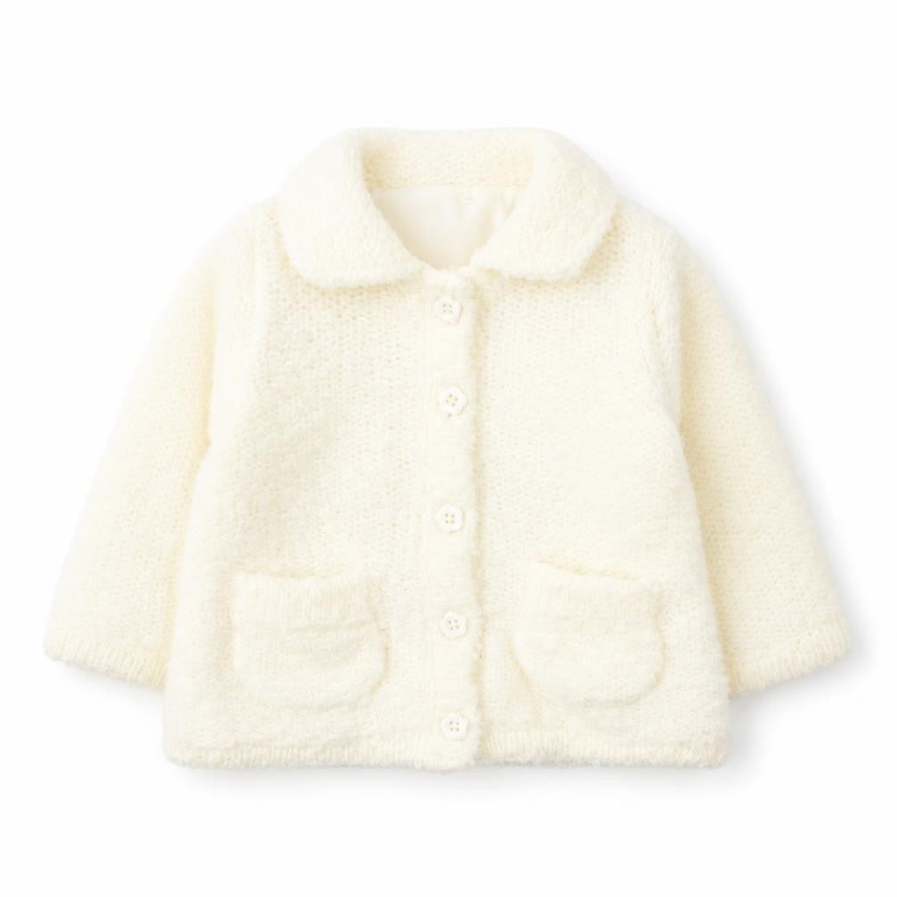 Front view of Tu Baby Ivory Jacket, size 3-6, Months