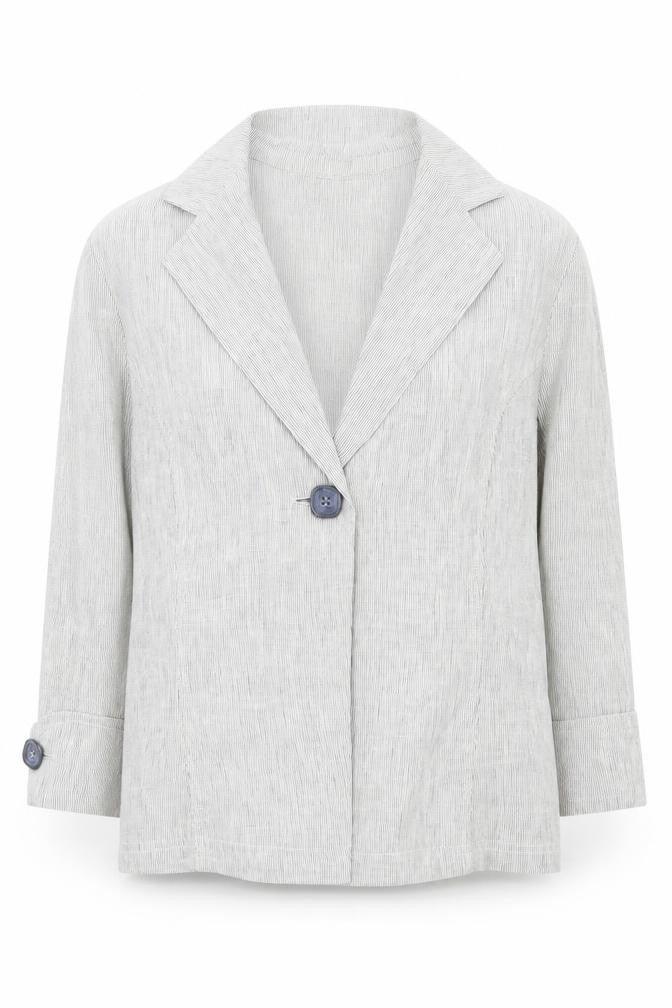 Per Una Womens Grey Jacket Blazer Size 12