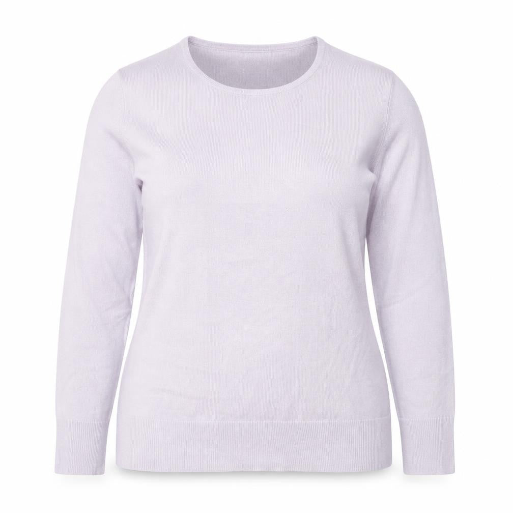 Debenhams Womens Purple Round Neck Acrylic Pullover Jumper Size 16