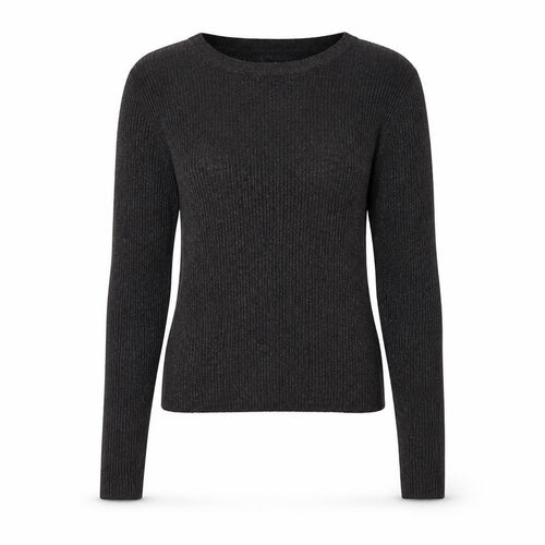 Bershka Womens Grey Round Neck Viscose Pullover Jumper Size M