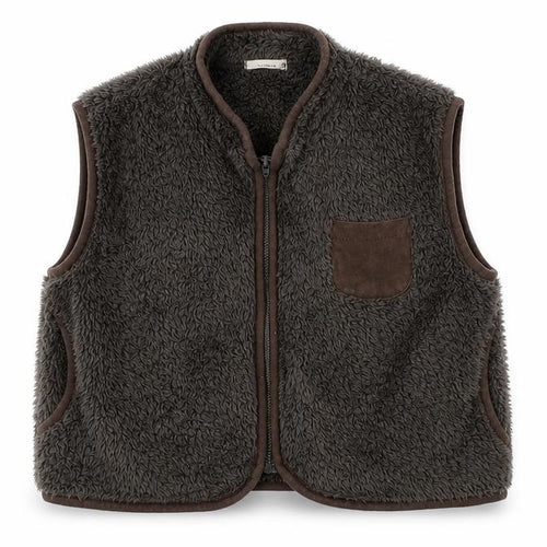 Bella B Boys Green Jacket Size XS - Fluffy Bodywarmer