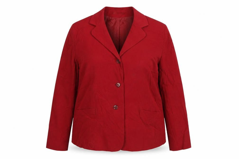 Classics Womens Red Jacket Blazer Size 16