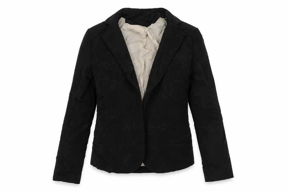 Front view of Atmosphere women’s black jacket blazer, size UK 6