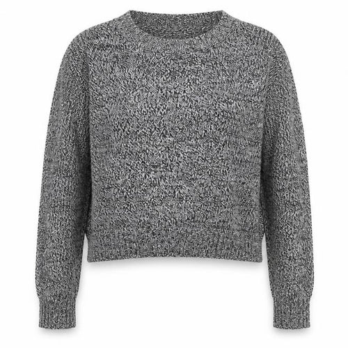 Divided by H&M Womens Black Round Neck Acrylic Pullover Jumper Size S