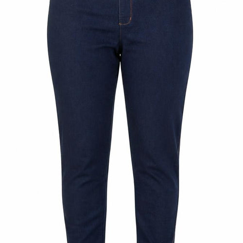 Denim & Co. Womens Blue Cotton Jegging Trousers Size 10 L30 in Regular