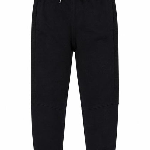 TU Girls Black Cotton Jogger Trousers Size 9 Months Regular Drawstring