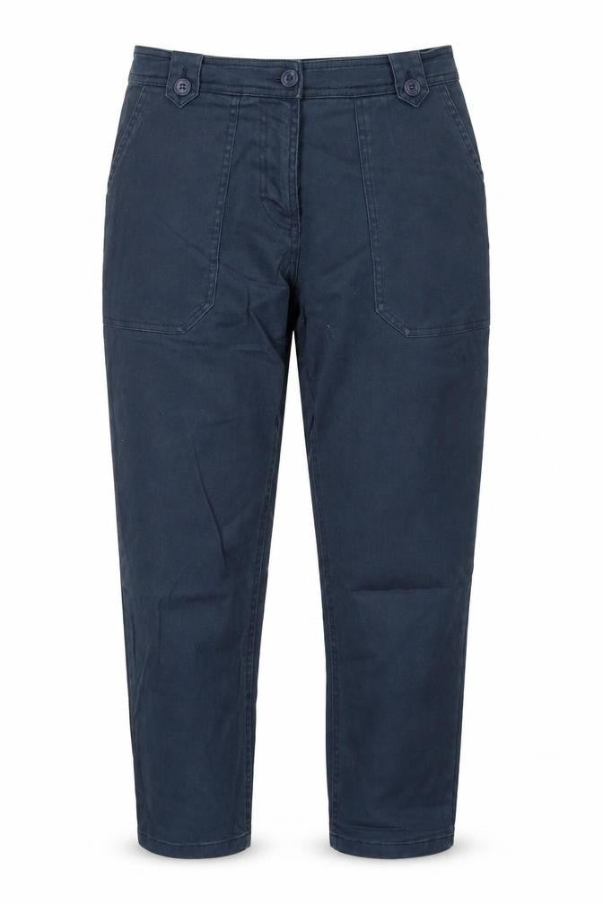 Oasis Womens Blue Cotton Straight Jeans Size 10 L24 in Regular