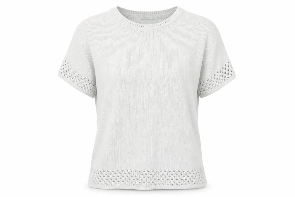 letsshopshop Womens Grey Round Neck Acrylic Pullover Jumper Size S