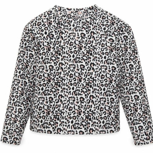Dorothy Perkins Womens White Round Neck Animal Print Polyester Pullover Jumper Size M