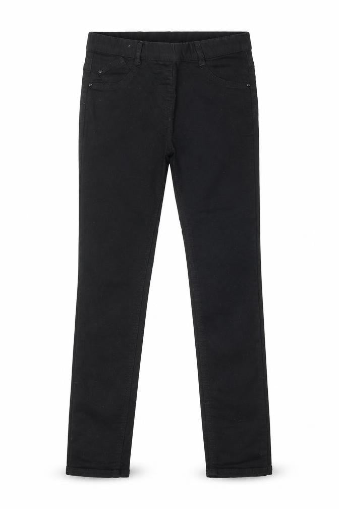 NEXT Girls Black Cotton Skinny Jeans Size 11 Years Regular