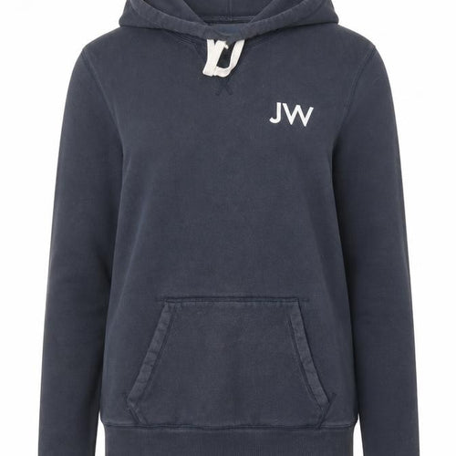 Jack Wills Womens Blue Cotton Pullover Hoodie Size XS