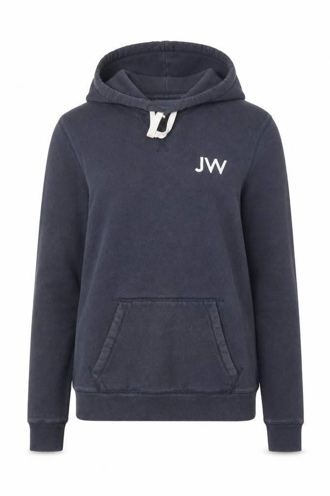 Jack Wills Womens Blue Cotton Pullover Hoodie Size XS