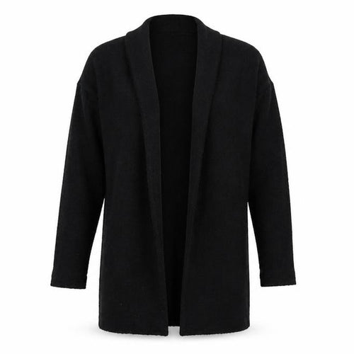 F&F Womens Black Round Neck Polyester Cardigan Jumper Size 6