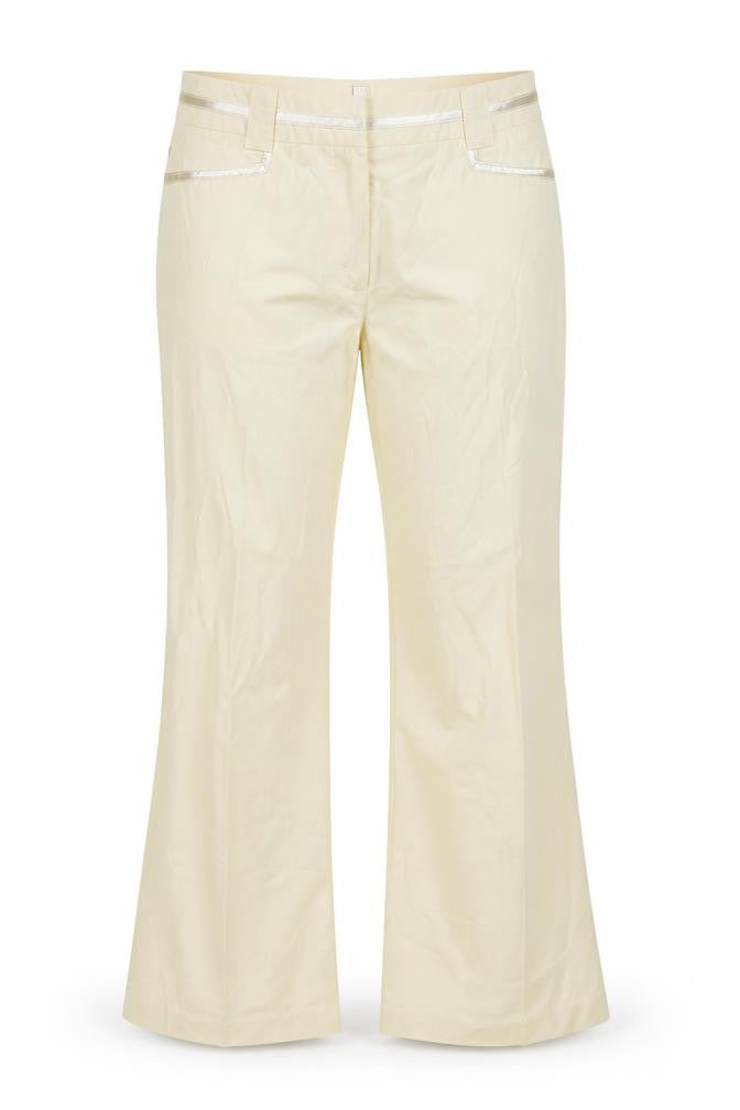 Frank Eden Mens Beige Polyester Trousers Size 30 in L28 in Regular