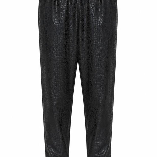 SheIn Girls Black Geometric Polyester Jogger Trousers Size 12 Years Regular